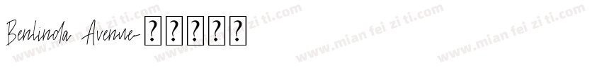 Benlinda Avenue字体转换